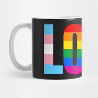 Love LGBT Pride Rainbow Love LGBTQ Pride Allyship Mug